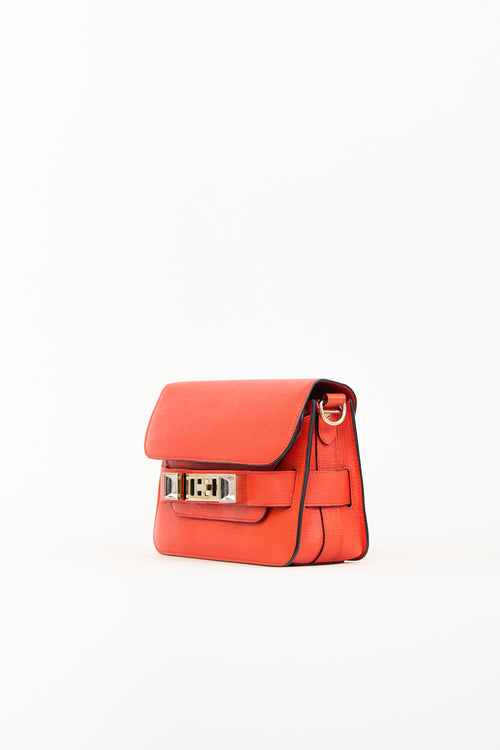 Proenza Schouler Orange Leather PS11 Mini Classic Bag