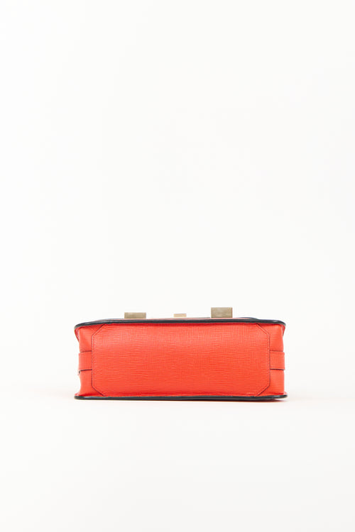 Proenza Schouler Orange Leather PS11 Mini Classic Bag