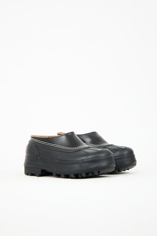 Proenza Schouler X Sorel Black Leather Caribou Mule