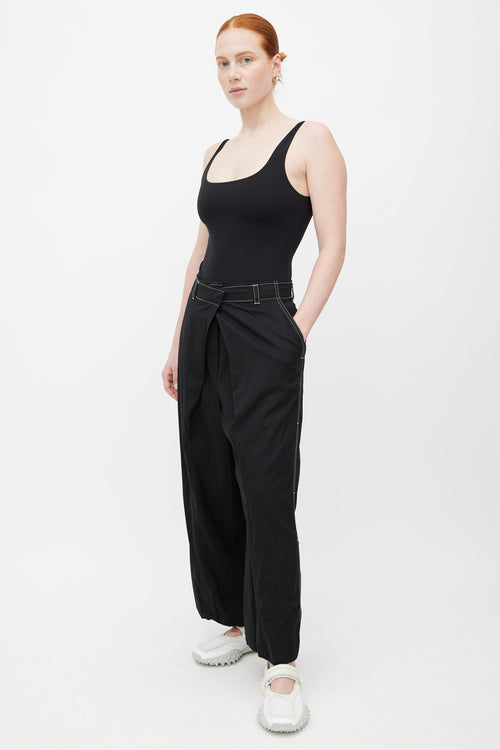 Proenza Schouler Black Wide Leg Trouser