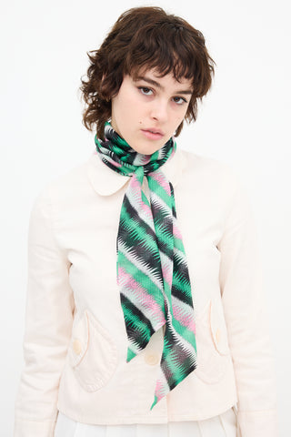 Emilio Pucci Zigzag Scarf