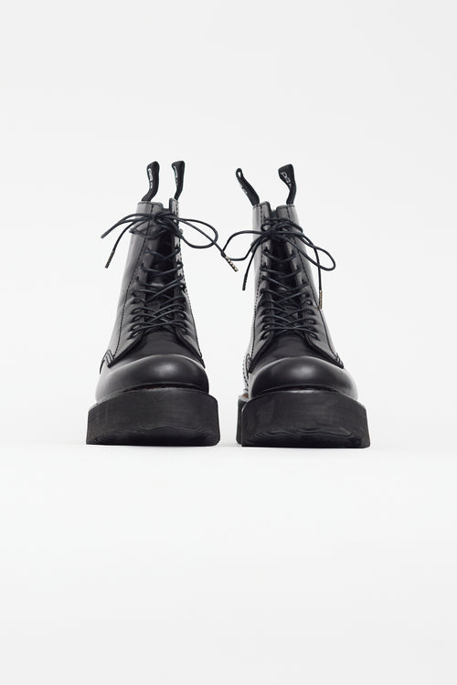 R13 Black Single Stack Combat Boot