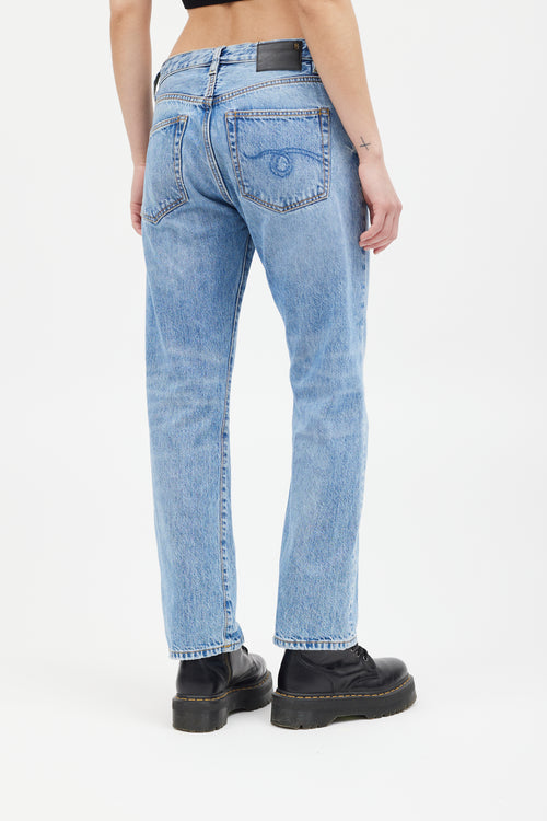 R13 Light Wash Bowie Jeans