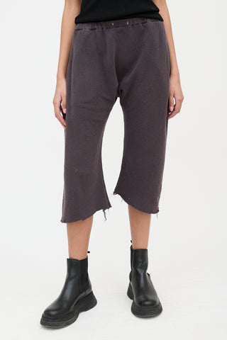 R13 Cropped Drop Seat Lounge Pant