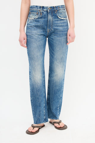 R13 Courtney Straight Leg Jeans