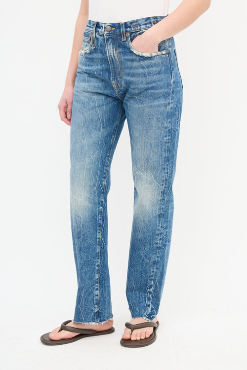 R13 Courtney Straight Leg Jeans