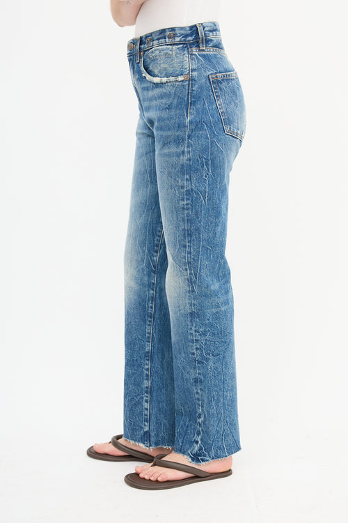 R13 Courtney Straight Leg Jeans