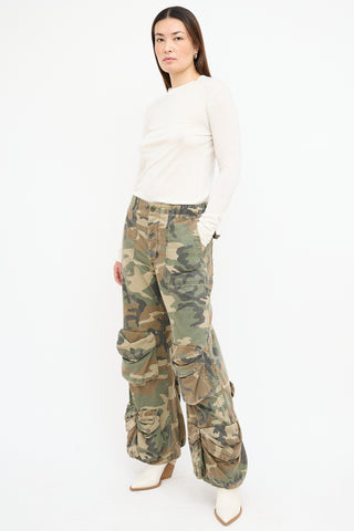 R13 Green Utility Cargo Pant