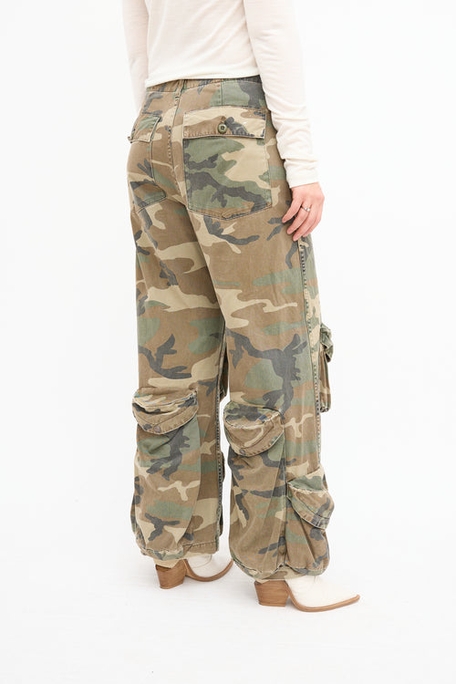 R13 Green Utility Cargo Pant