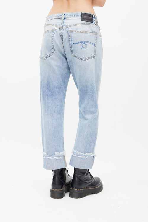 R13 Light Wash Wilton Classic Jeans