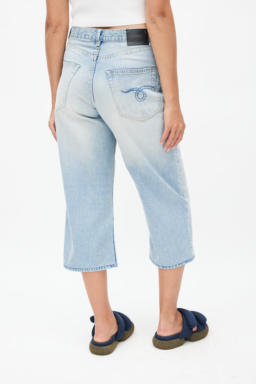 R13 Light Wash Ankled D
Arcy Jeans