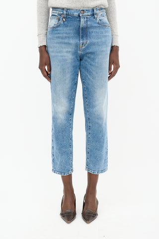 R13 Light Wash Shelley Slim Jeans