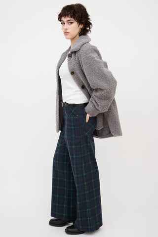 R13 Lisa Baggy Tartan Jeans