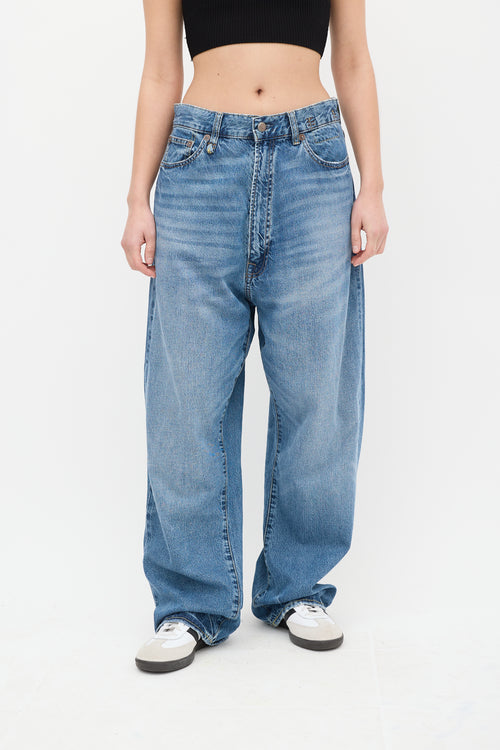 R13 Medium Wash Alan Blue Venti Jeans