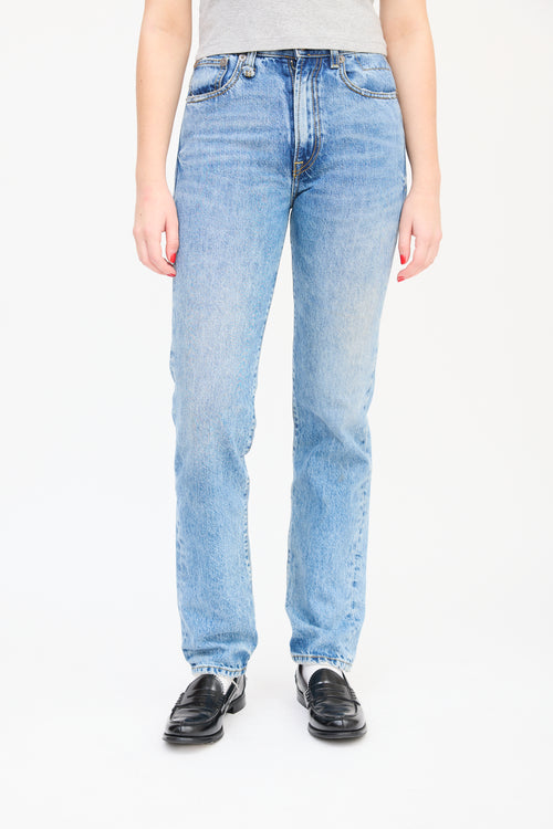 R13 Medium Wash Benji Axl Slim Jeans