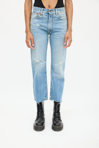 R13 Light Wash Holly Boyfriend Jeans