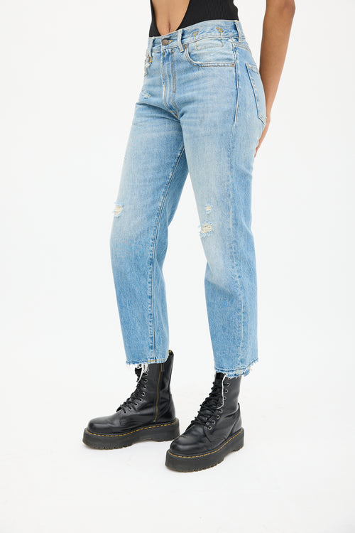 R13 Light Wash Holly Boyfriend Jeans