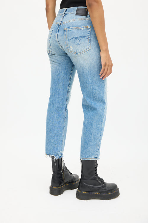 R13 Light Wash Holly Boyfriend Jeans