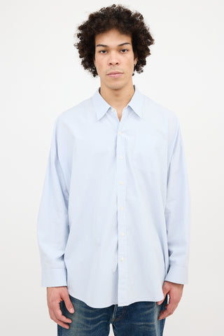 R13 Drop Neck Oxford Shirt