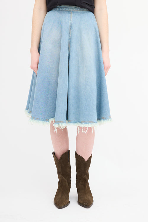 Rachel Comey Raw Hem Skirt