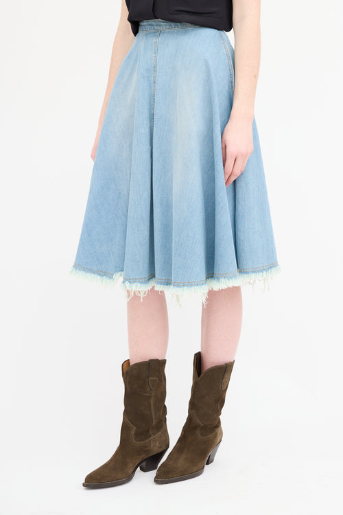 Rachel Comey Raw Hem Skirt