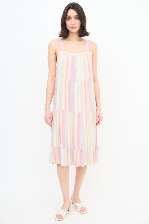 Rails Striped Amaya Midi Dress