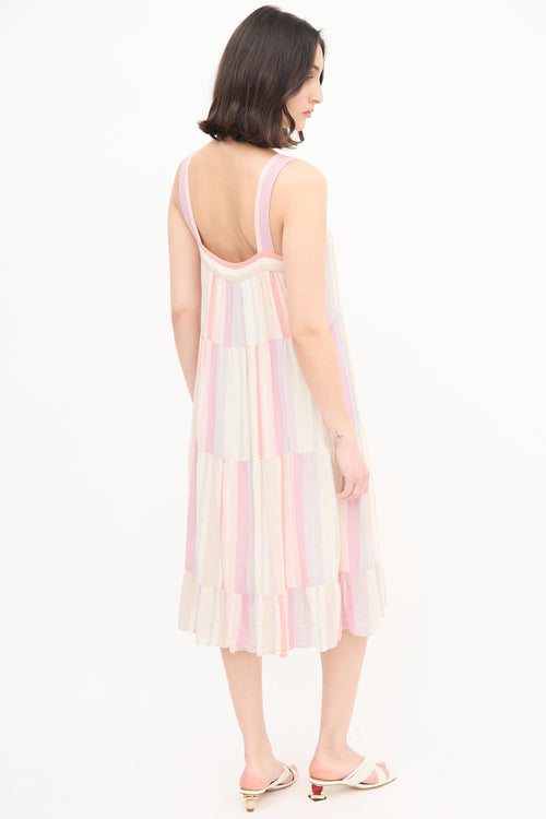 Rails Striped Amaya Midi Dress