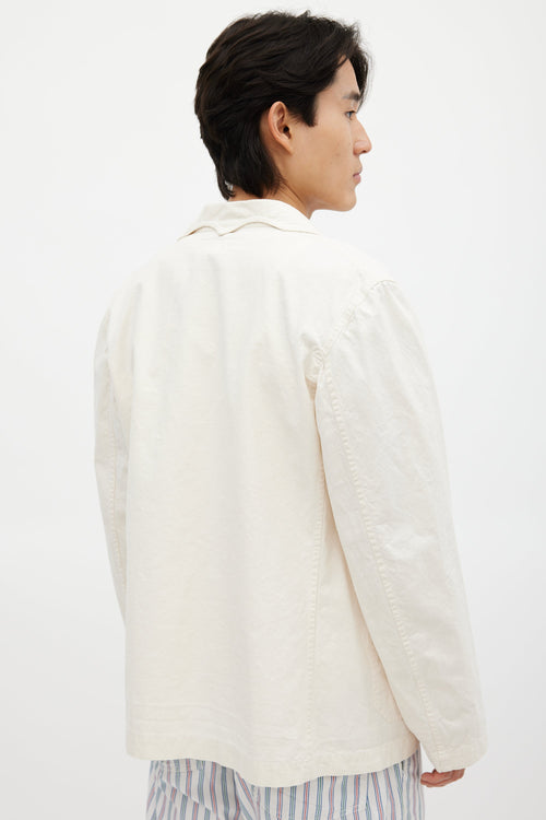 Comme des Garçons Cream Chore Coat