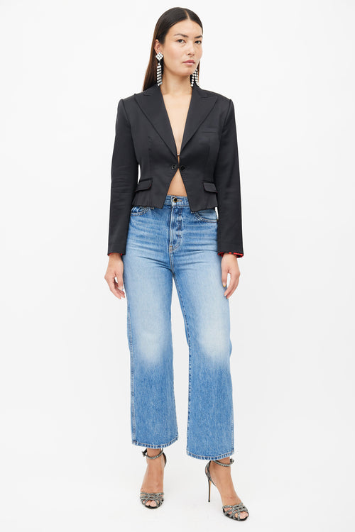 Dolce-_-Gabbana-Black-Cropped-Blazer