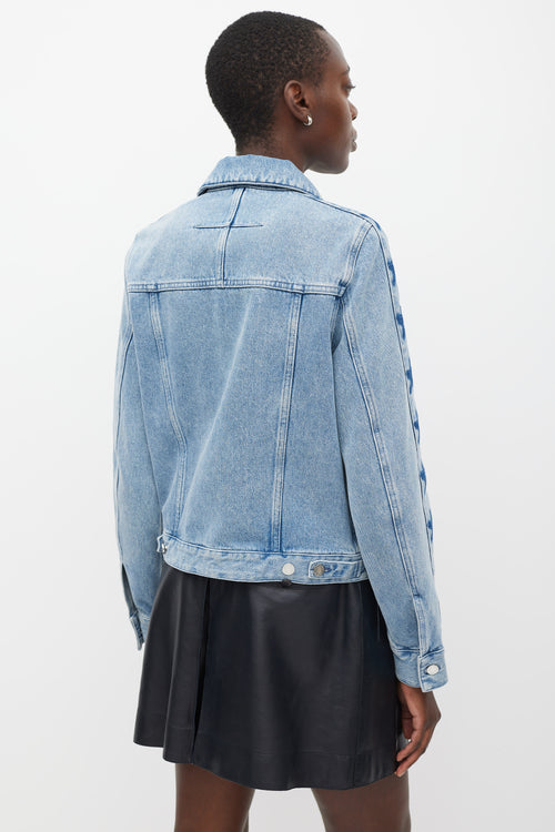 Givenchy Blue Star Denim Jacket