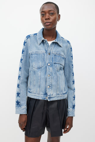 Givenchy Blue Star Denim Jacket