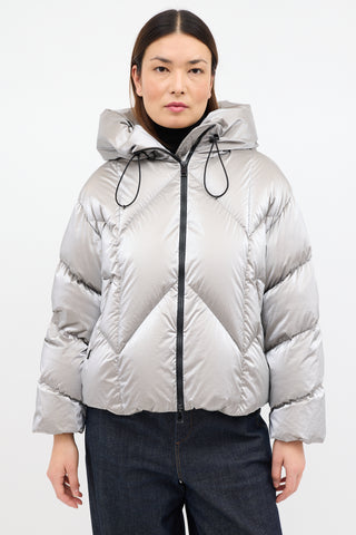 Moncler Down Frele Chevron Puffer Jacket