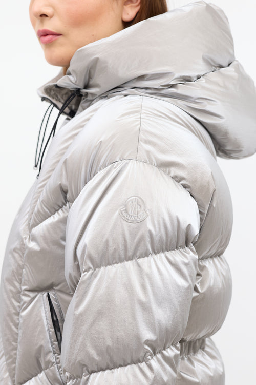 Moncler Down Frele Chevron Puffer Jacket