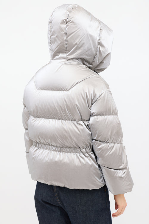 Moncler Down Frele Chevron Puffer Jacket