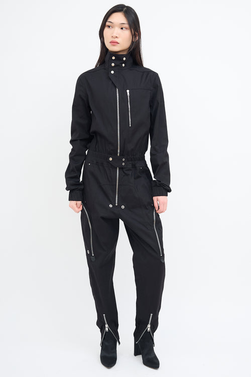 Rick Owens SS 2023 Black Bauhaus Larry Jumpsuit