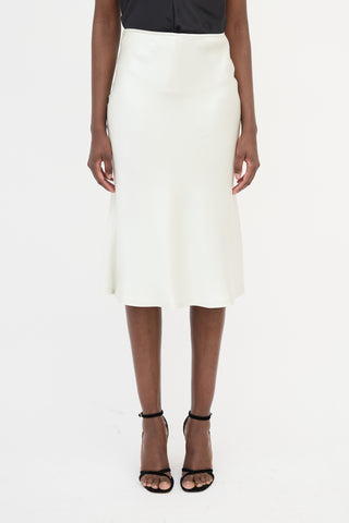 Rochas Silk Midi Skirt