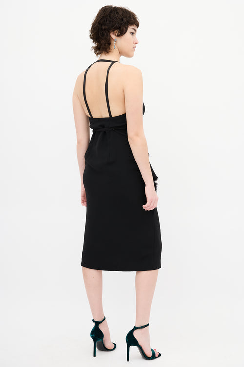 Rachel Comey Black Halter Midi Dress