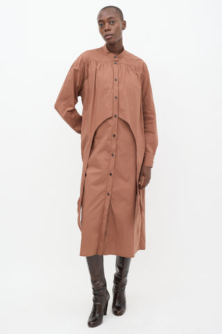 Rachel Comey Brown Elan Shirt Dress