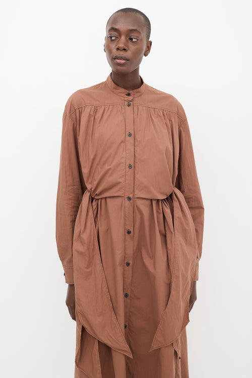 Rachel Comey Brown Elan Shirt Dress