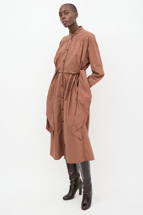 Rachel Comey Brown Elan Shirt Dress