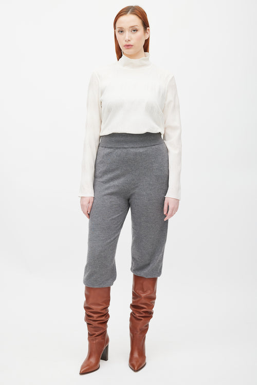 Rachel Comey White Textured Varda Top