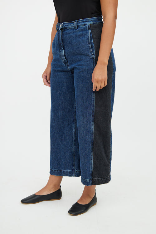 Panel Wide Jeans