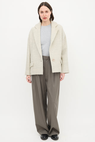 Raey Wool Herringbone Coat