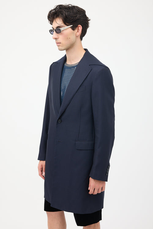 Raf Simons Navy Sailor Top Coat