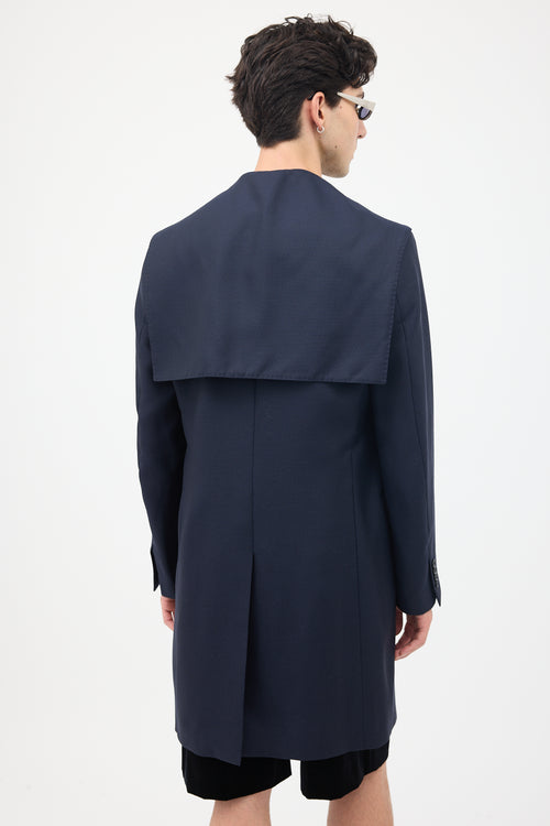 Raf Simons Navy Sailor Top Coat