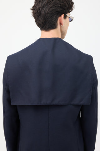 Raf Simons Navy Sailor Top Coat