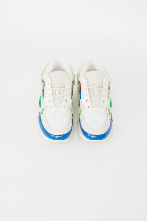 Raf Simons Cream Multi Cyclon 21 Sneaker