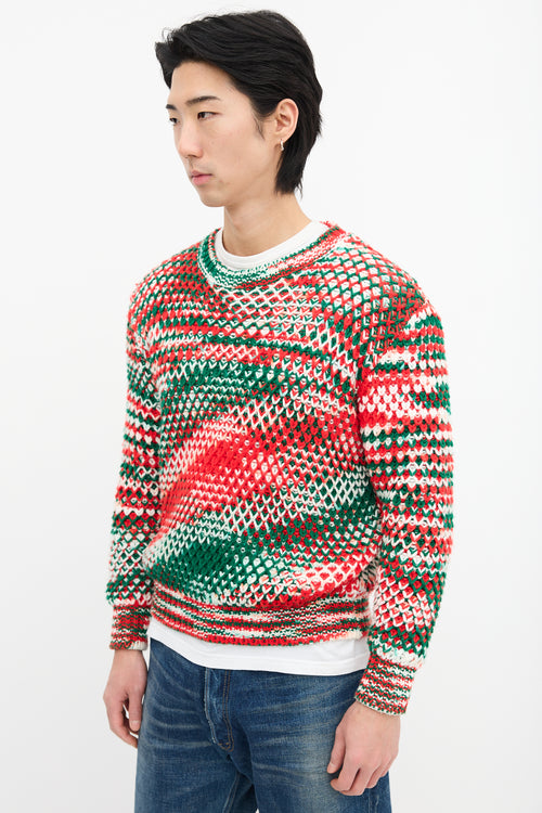 Raf Simons X Sterling Ruby AW 2014 Multi Knit Sweater