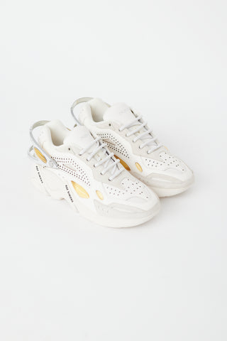 Raf Simons White 
Multi Cylon-21 Sneaker