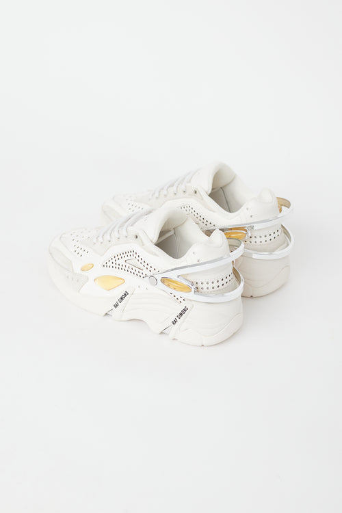 Raf Simons White 
Multi Cylon-21 Sneaker